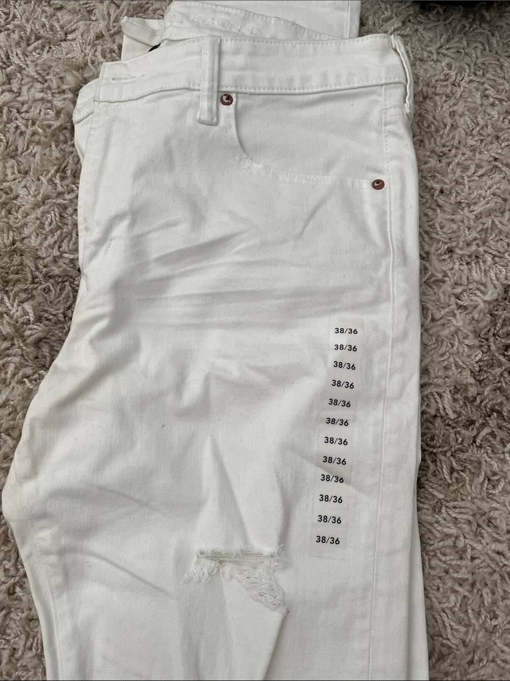 American Eagle Mens Distressed Slim Fit Jeans